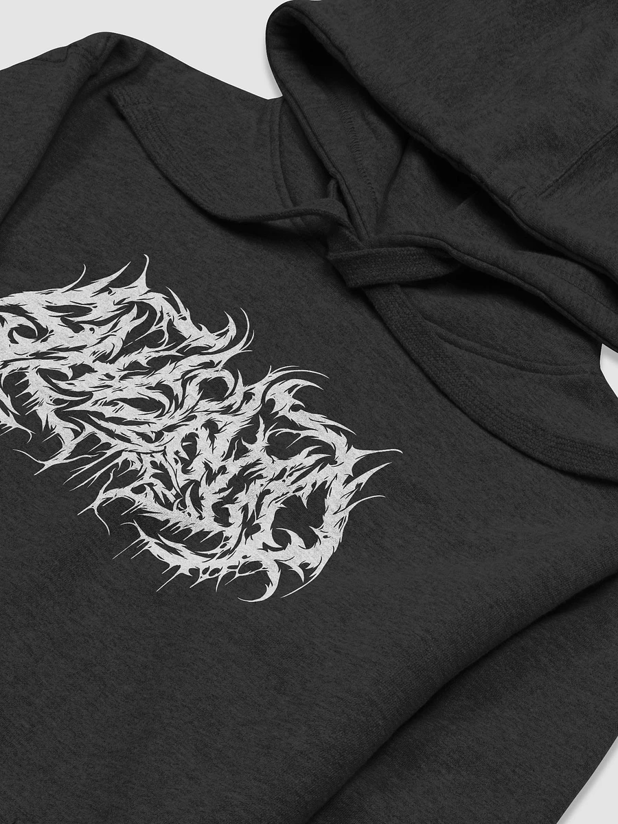 White Metal Logo with Cutie on back Hoodie product image (3)