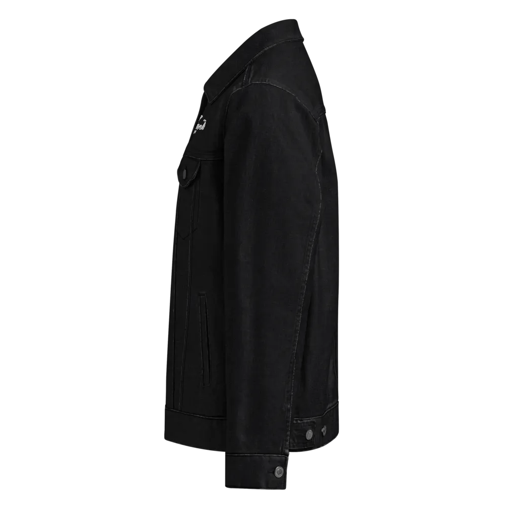 Flexed Beast Graphic Denim Jacket product image (3)