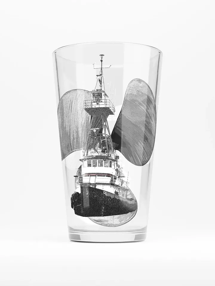 Three blade prop Tug CE 16oz Pint Glass product image (1)