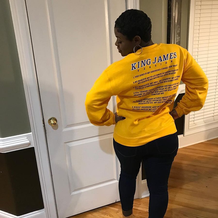 Psalm 23 unisex sweatshirt product image (4)