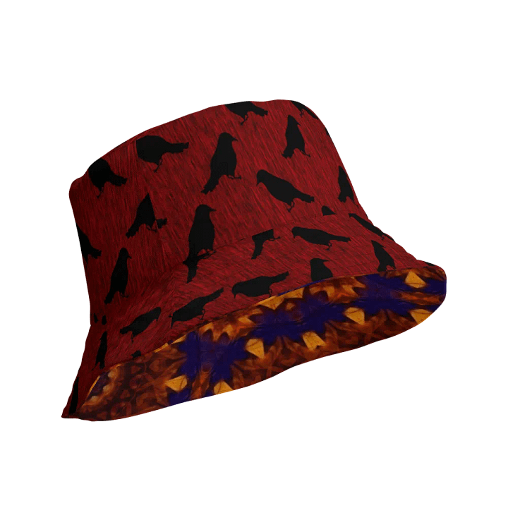 Ravens and Kaleidoscope Buckethat product image (1)