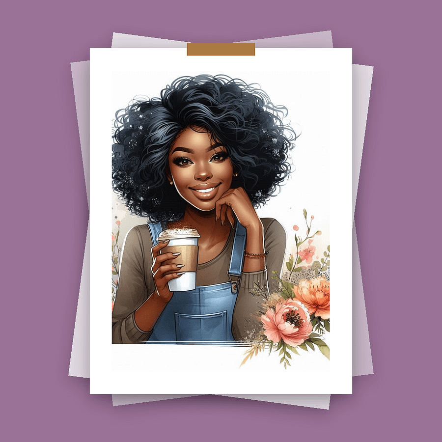 Watercolor Coffee Mama's Clipart Bundle product image (7)