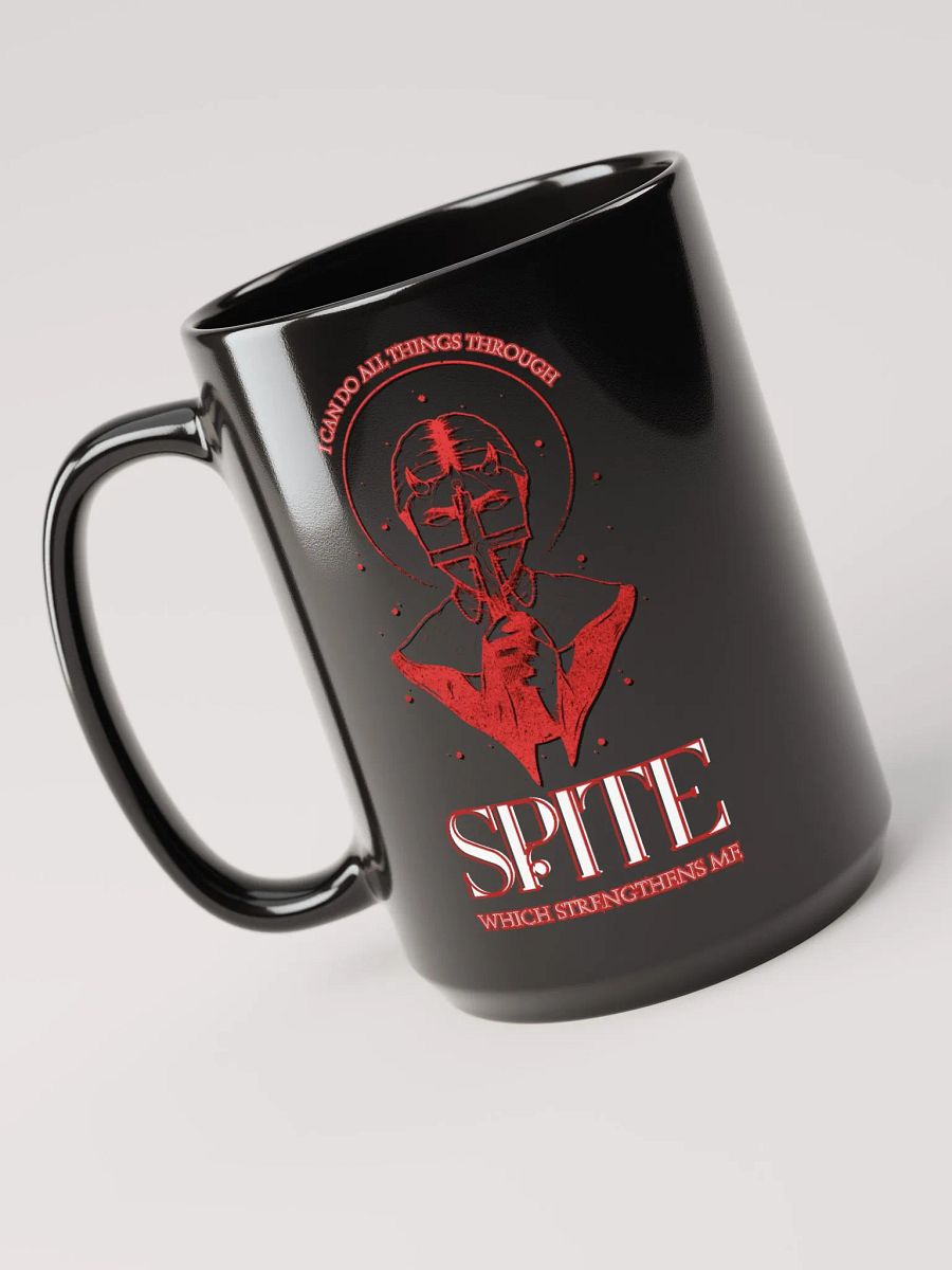 SPITE black glossy mug product image (1)