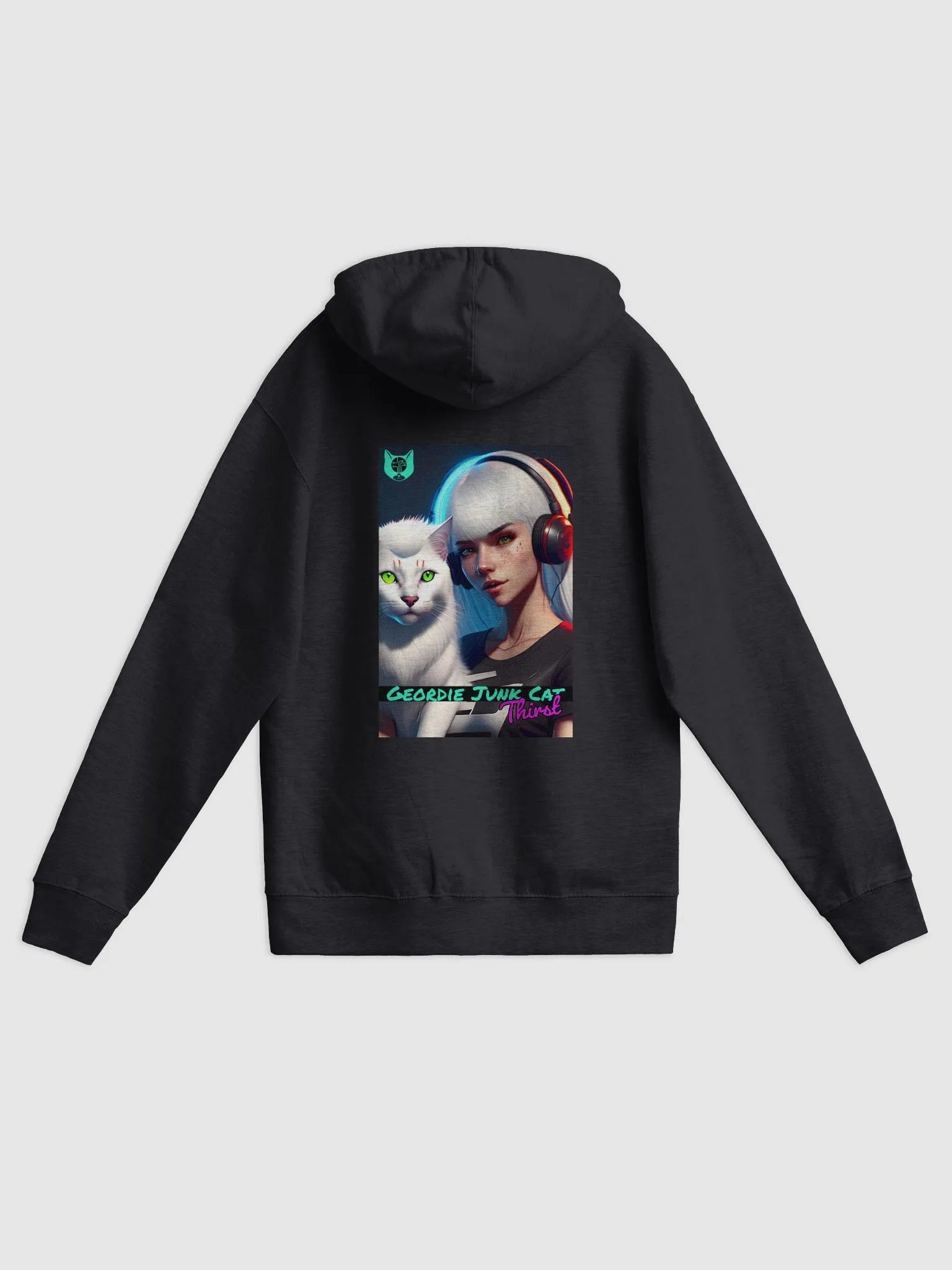 Thirst THREE Back Print Zip-Up Hoodie (US SHIPPING) product image (1)