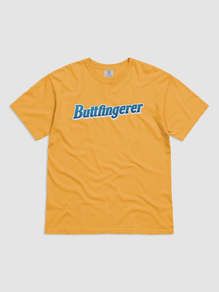 Buttingerer Parody-Style Bold Yellow T-Shirt product image (25)
