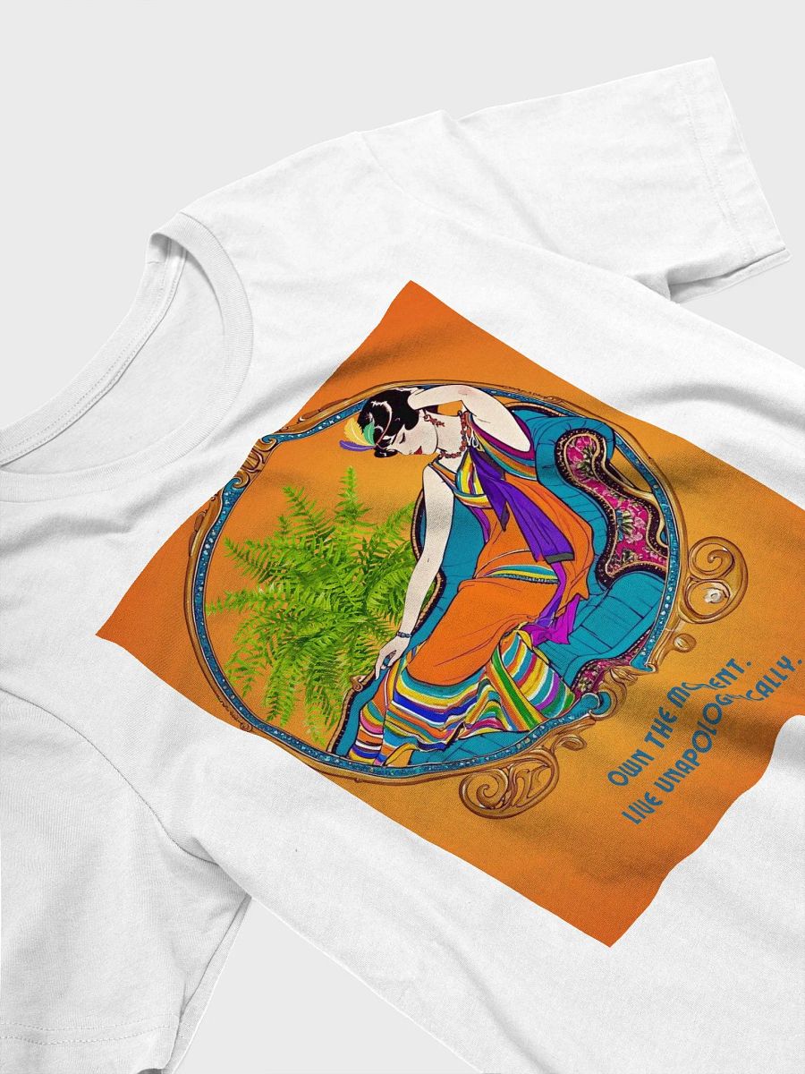 Own the Moment. Live Unapologetically - 1920s Inspired Colorful Graphic - T-Shirt product image (23)