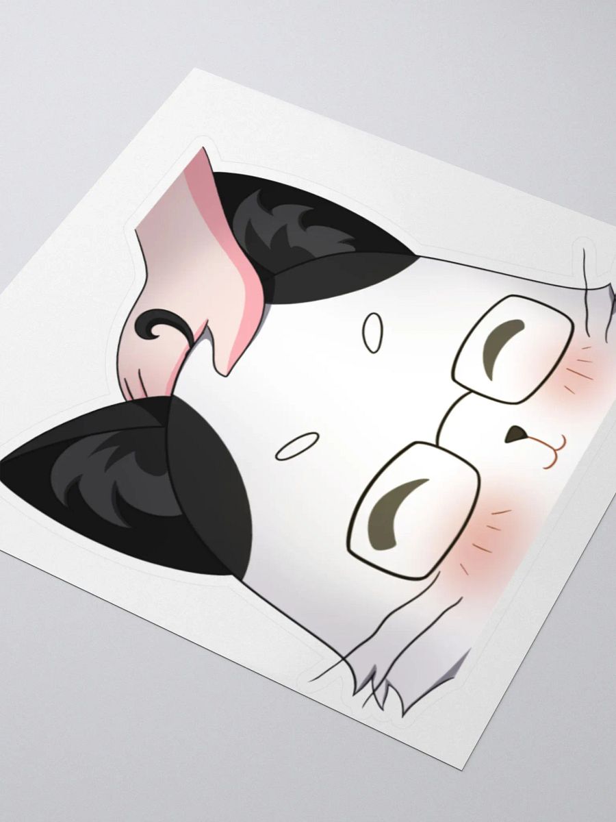JPAG_Grey cat Headpat emote sticker product image (3)