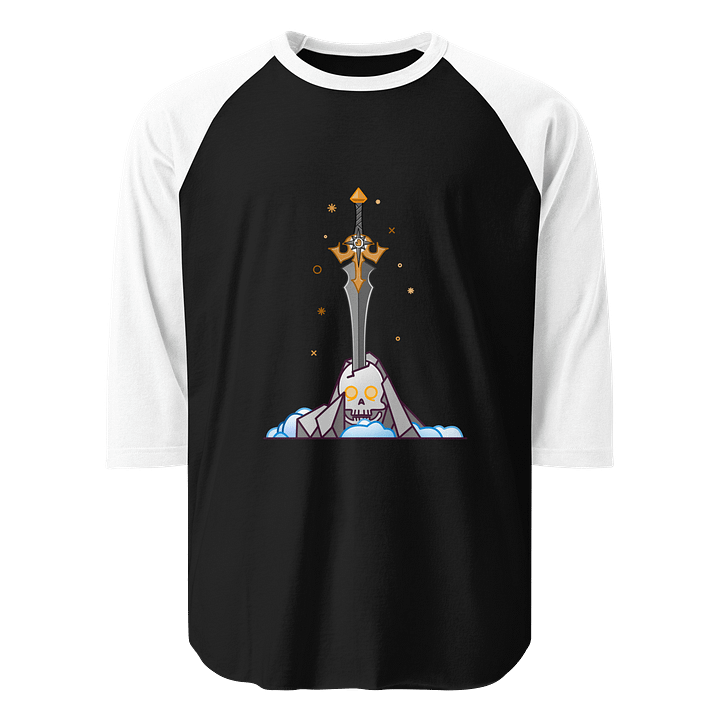 Sword in the Skull - Argent Variation - Baseball Tee product image (1)