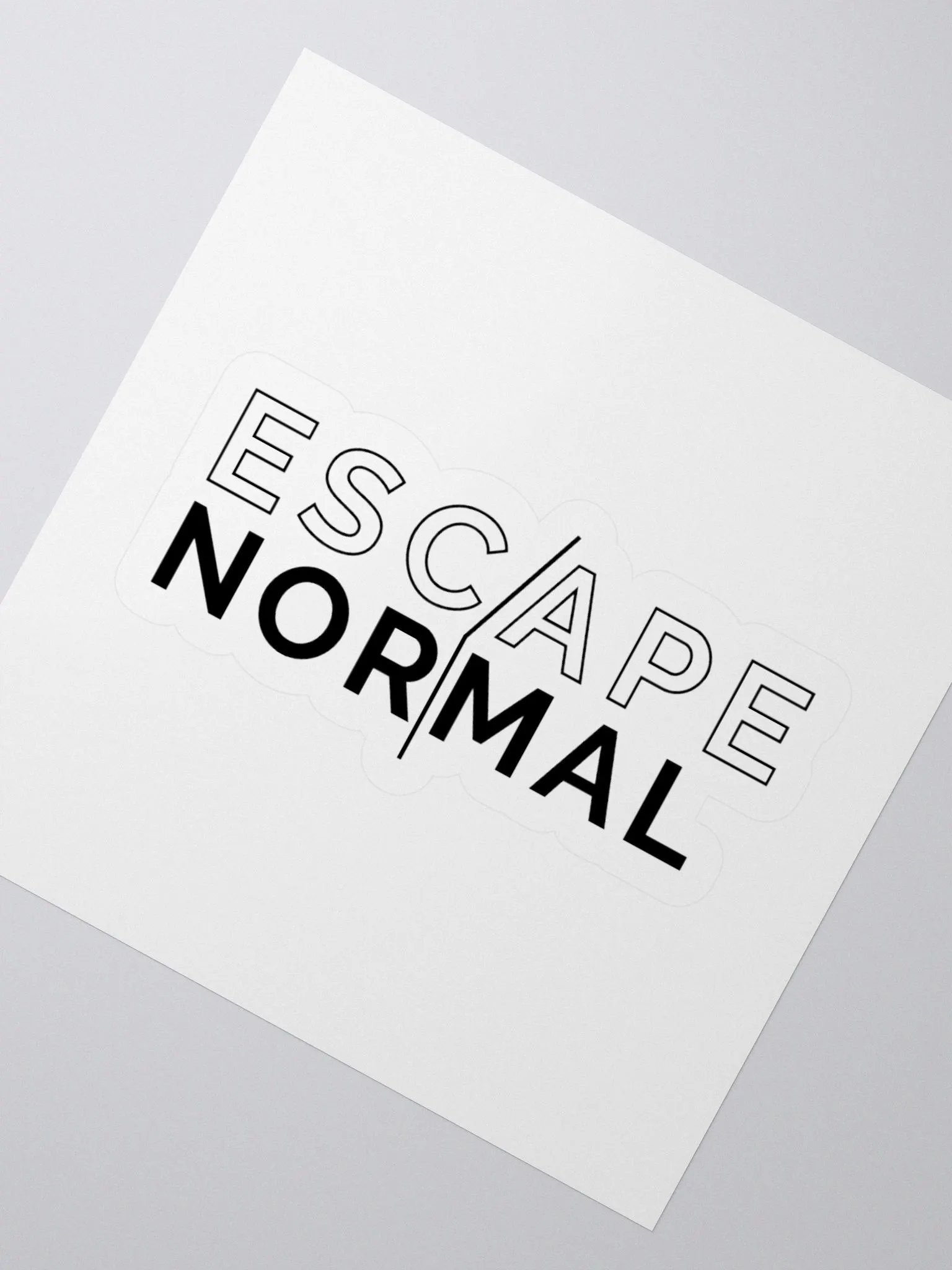 Escape Normal Sticker product image (2)