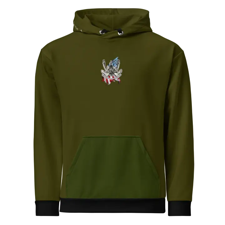 Green Athena Tug & CE Flage Hoodie product image (2)