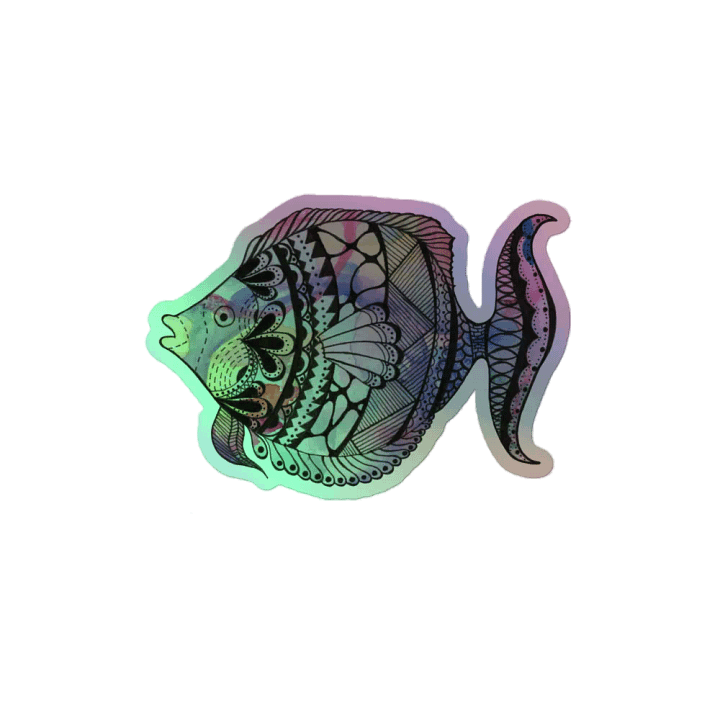 Holographic Fish Fantasy Sticker product image (2)
