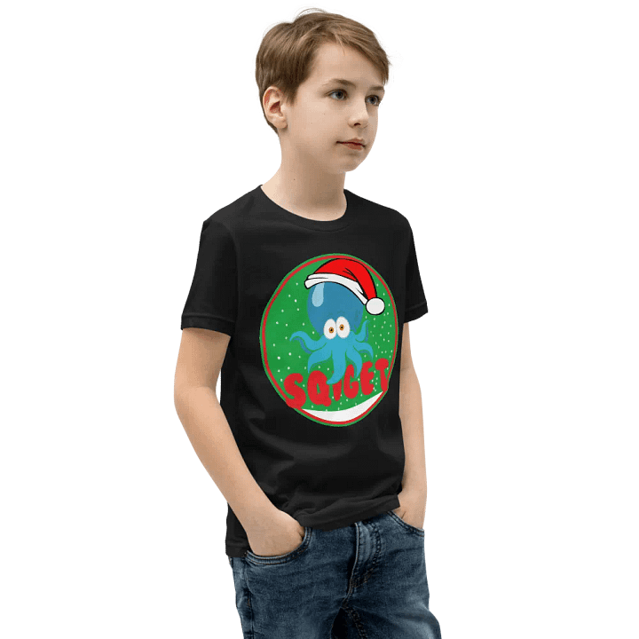 Santa Squid Youth T-Shirt product image (2)
