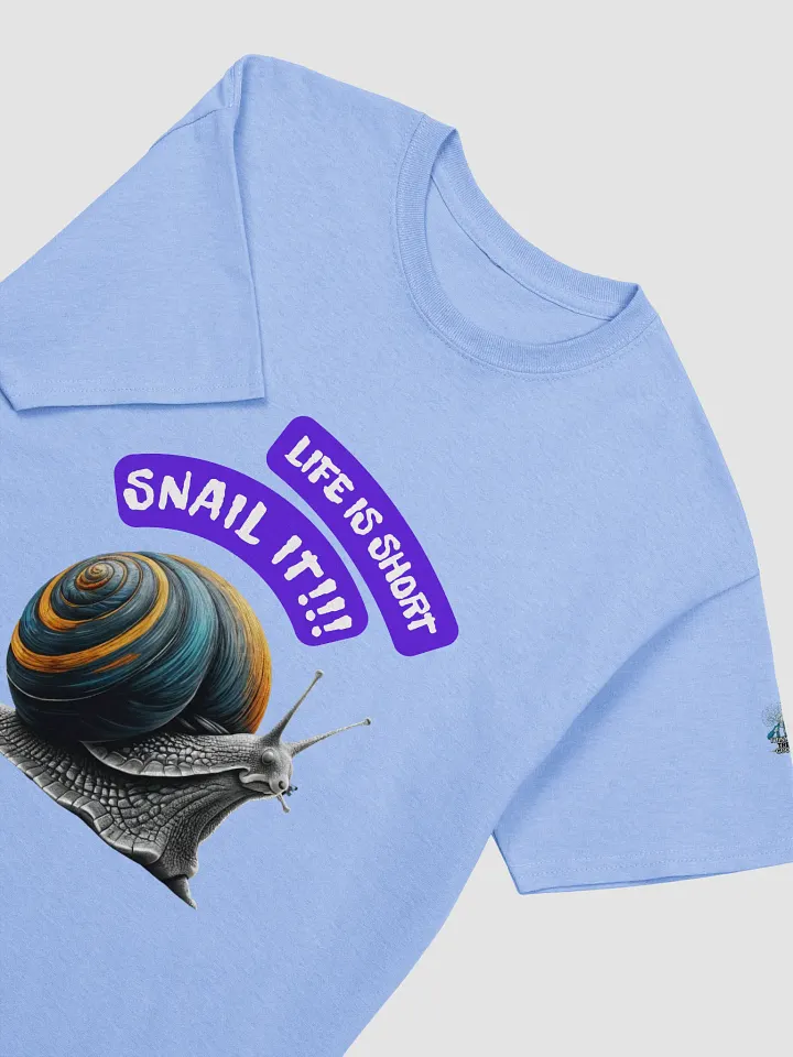 Colorful Snail Life is Short T-Shirt product image (2)