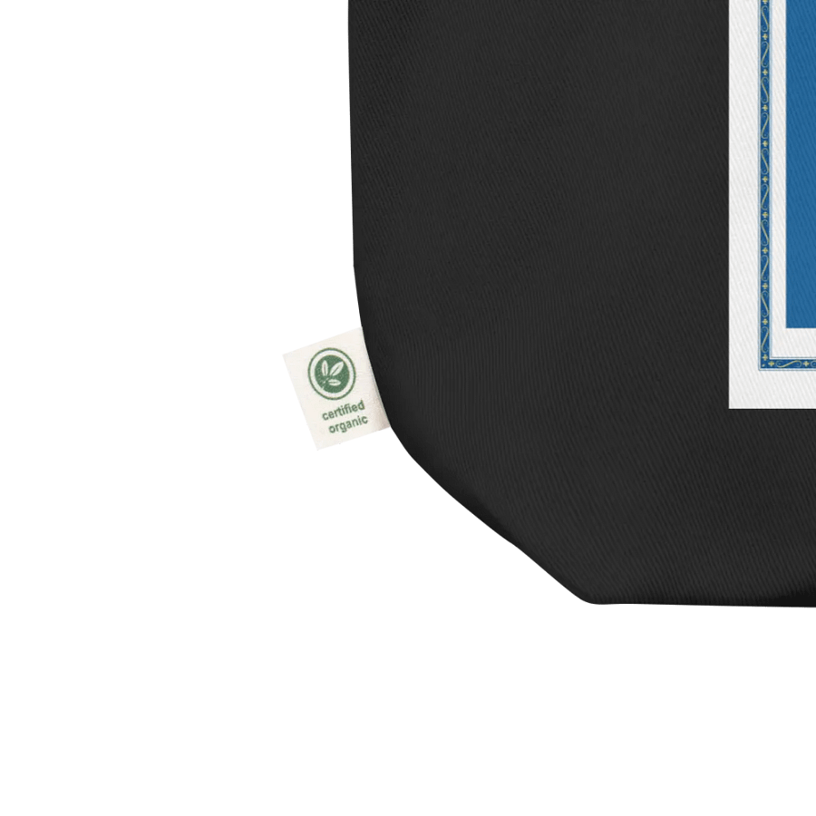 Eco Friendly Tote Bag with Chicken and Blue Background product image (4)