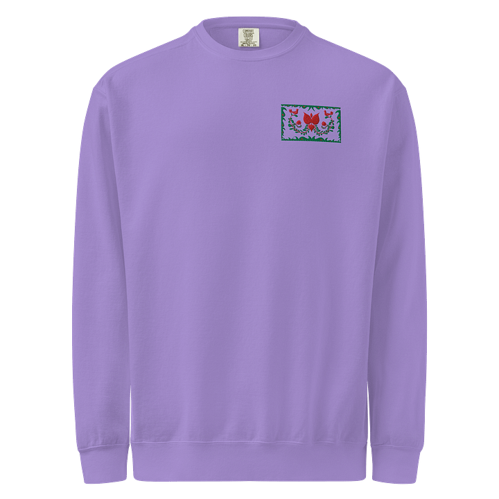 Hungarian Traditional Art Lila Embroidered Sweatshirt product image (1)