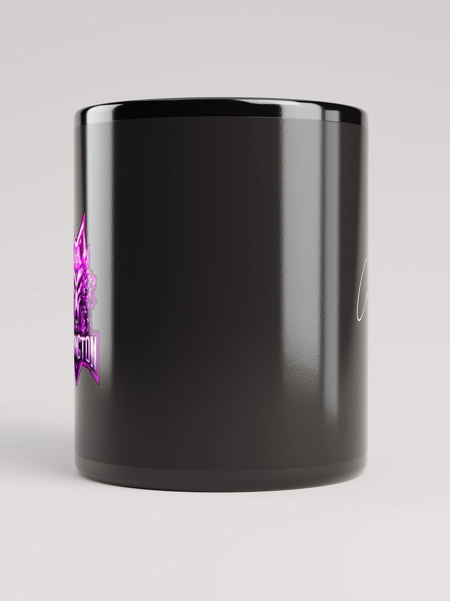 Pinky/Purple Wolf Black Glossy Mug product image (5)
