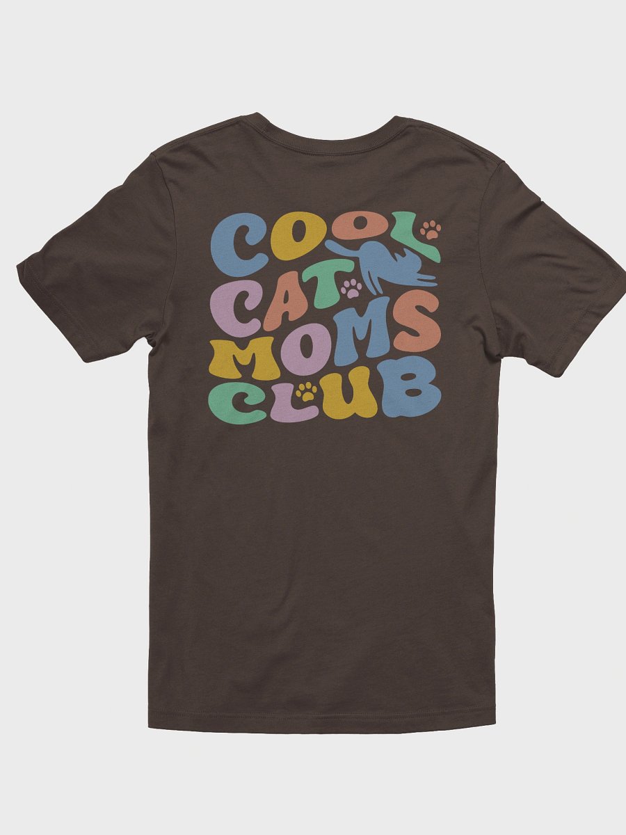 Cool Cat Moms Club 3 Unisex T-shirt (Back Print) product image (1)