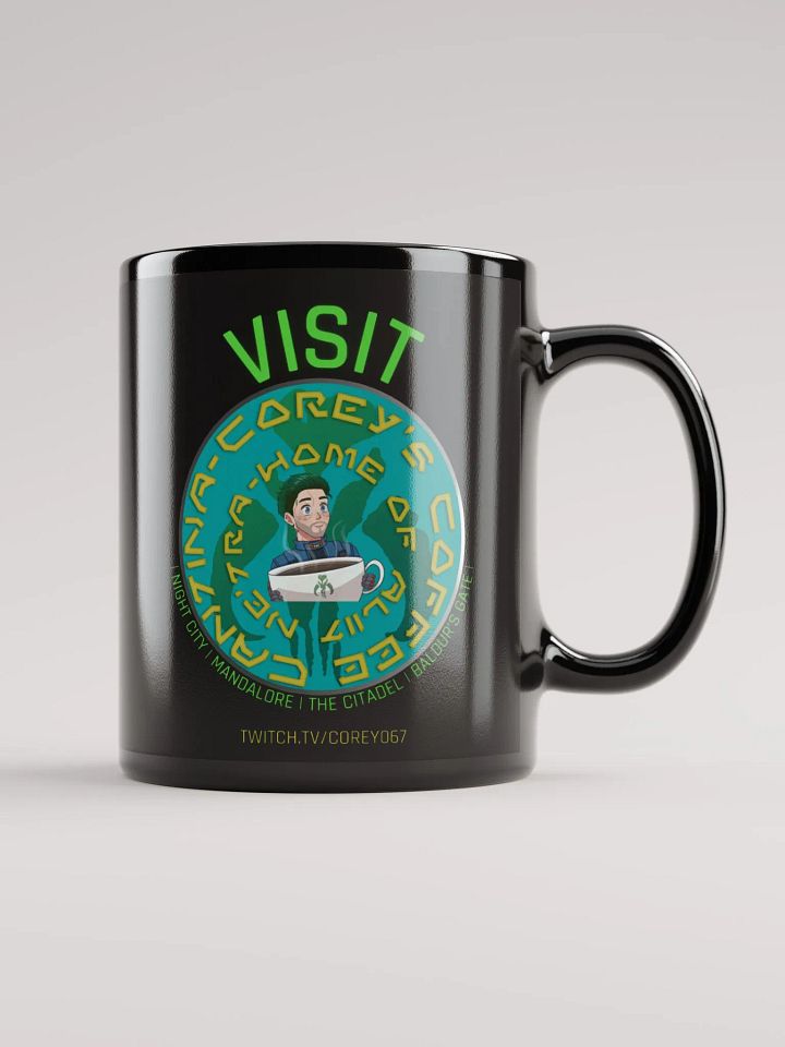 Visit Corey's Coffee Cantina mug - Black product image (1)