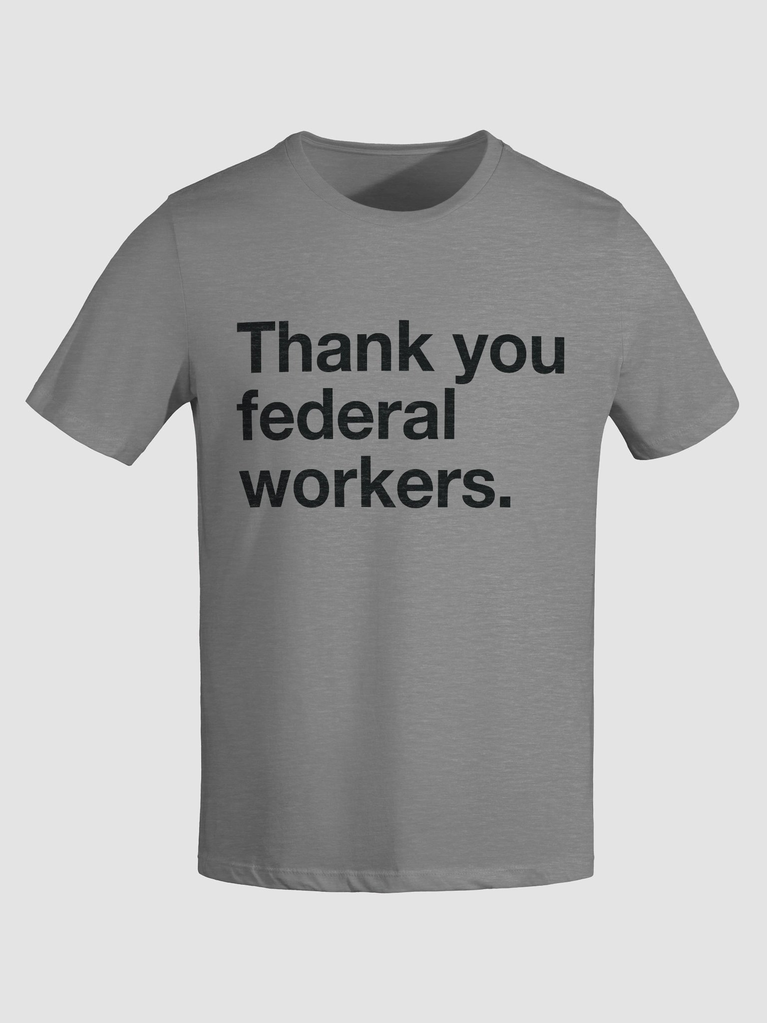 Thank You Federal Workers Women's Cut (Black) product image (75)