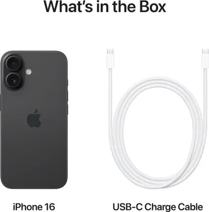 Apple iPhone 16 (Black, 128 GB) product image (9)