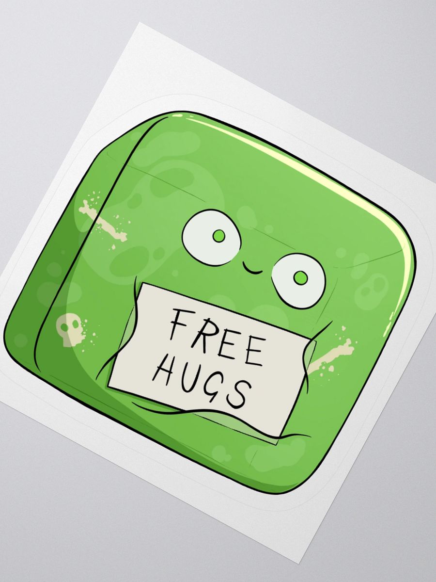 Free Hugs Gelly Cube Sticker product image (4)