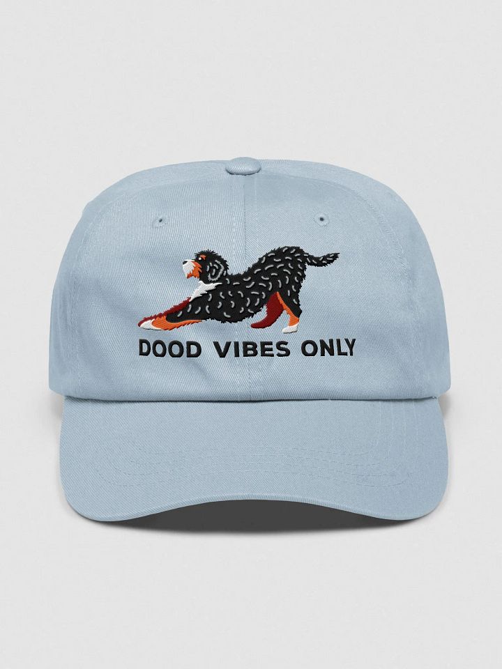 Dood Vibes Only Classic Dad Hat(Embroidered) of a Bernedoodle product image (9)