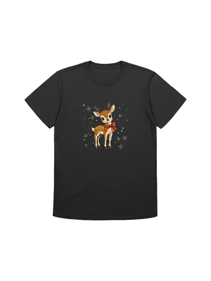 Retro Vintage Christmas Reindeer Unisex T-Shirt product image (1)