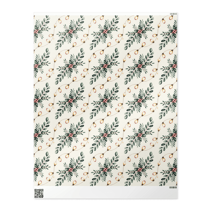 Christmas Lights Wrapping Paper product image (2)