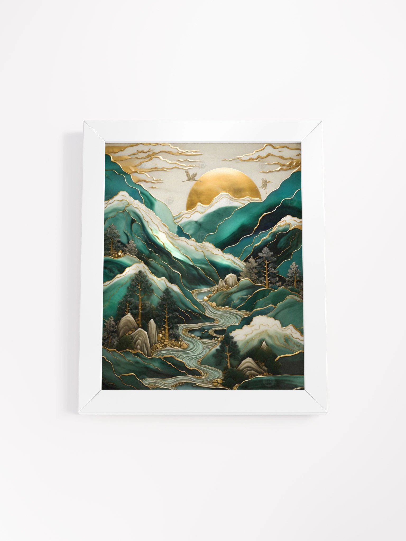 Golden Sun Valley Framed Poster product image (1)