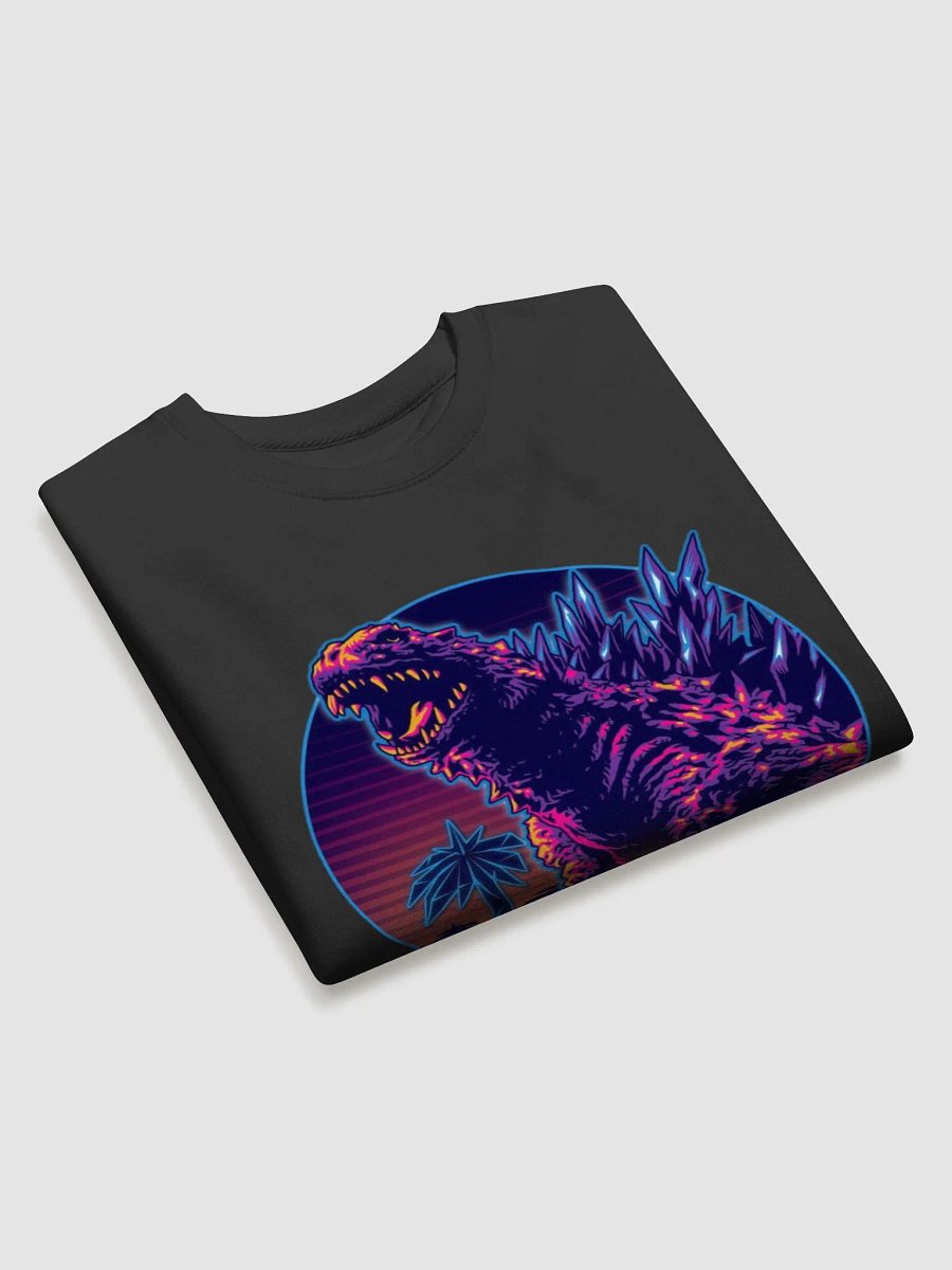 Godzilla Graphic Synthwave Jumper product image (3)