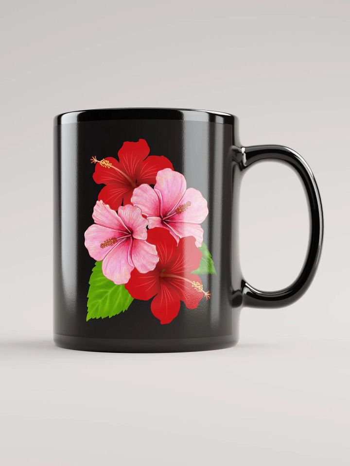 Vibrant Blossom Black Mug product image (2)