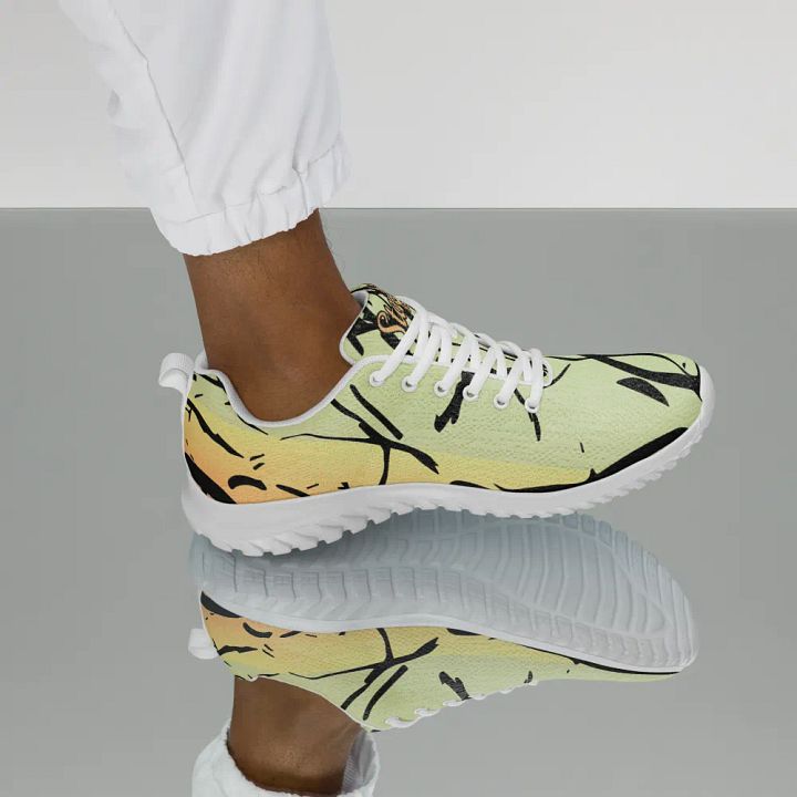 Men's Athletic Shoes by Allcolor 2007 /Stades Sport Sneaker/Enigma Lime-Orange product image (2)