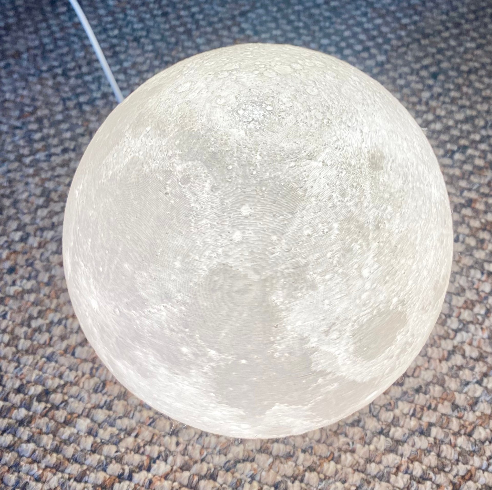 3D Printed Moon Lamp product image (4)