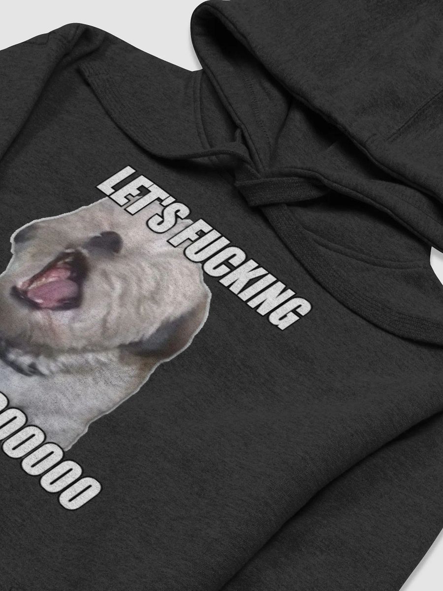 LETS FUCKING GOOOOOOOO HOODIE (WHITE)!!!!! product image (3)