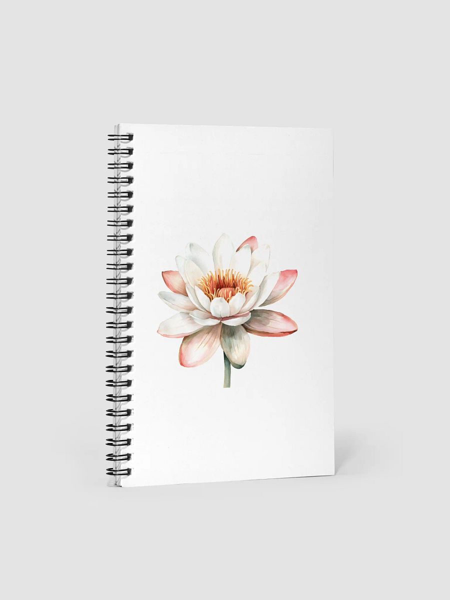 Water Lily Spiral Notebook product image (1)