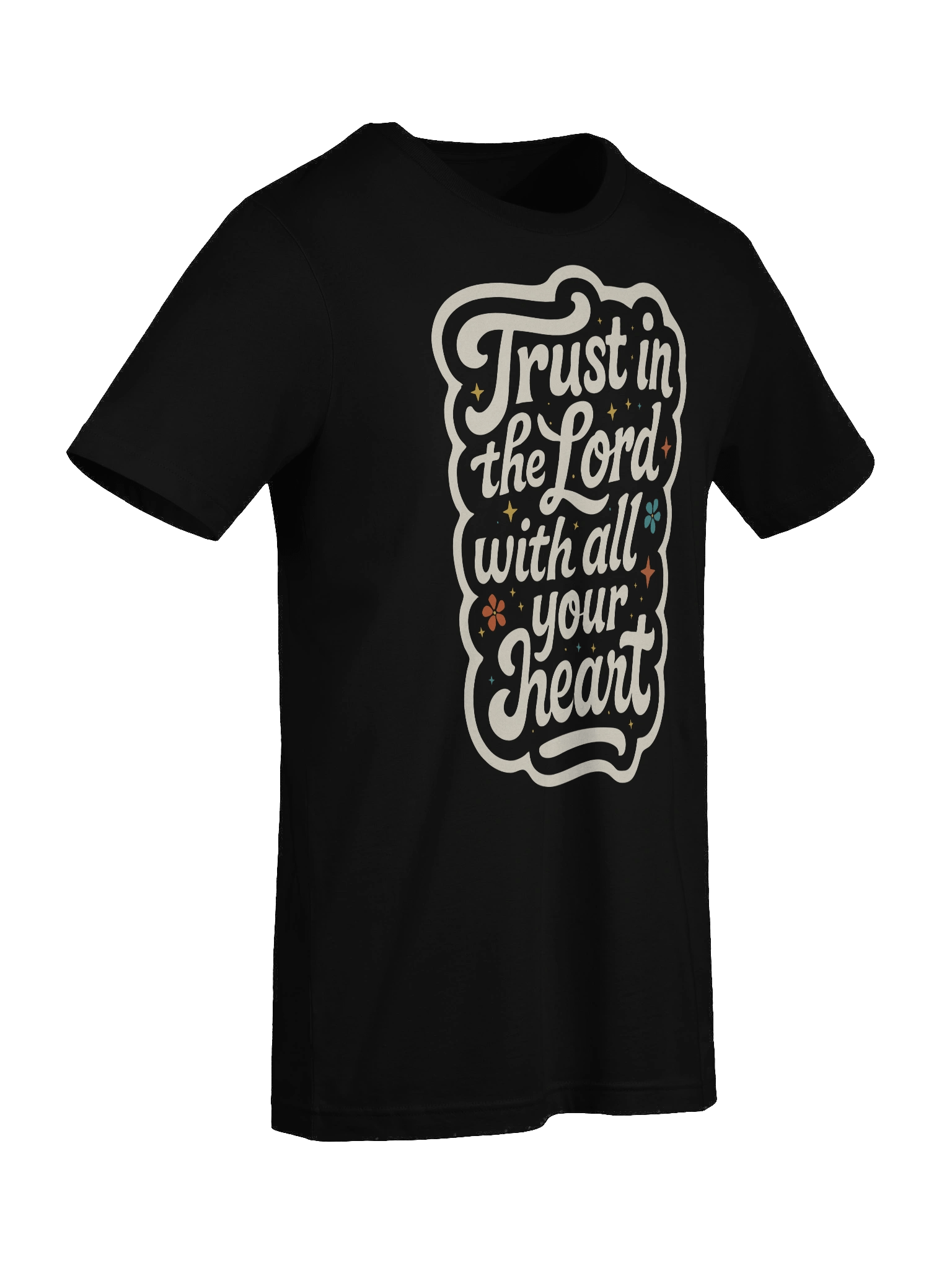 Trust in the Lord with All Your Heart Retro Christian T-Shirt product image (5)