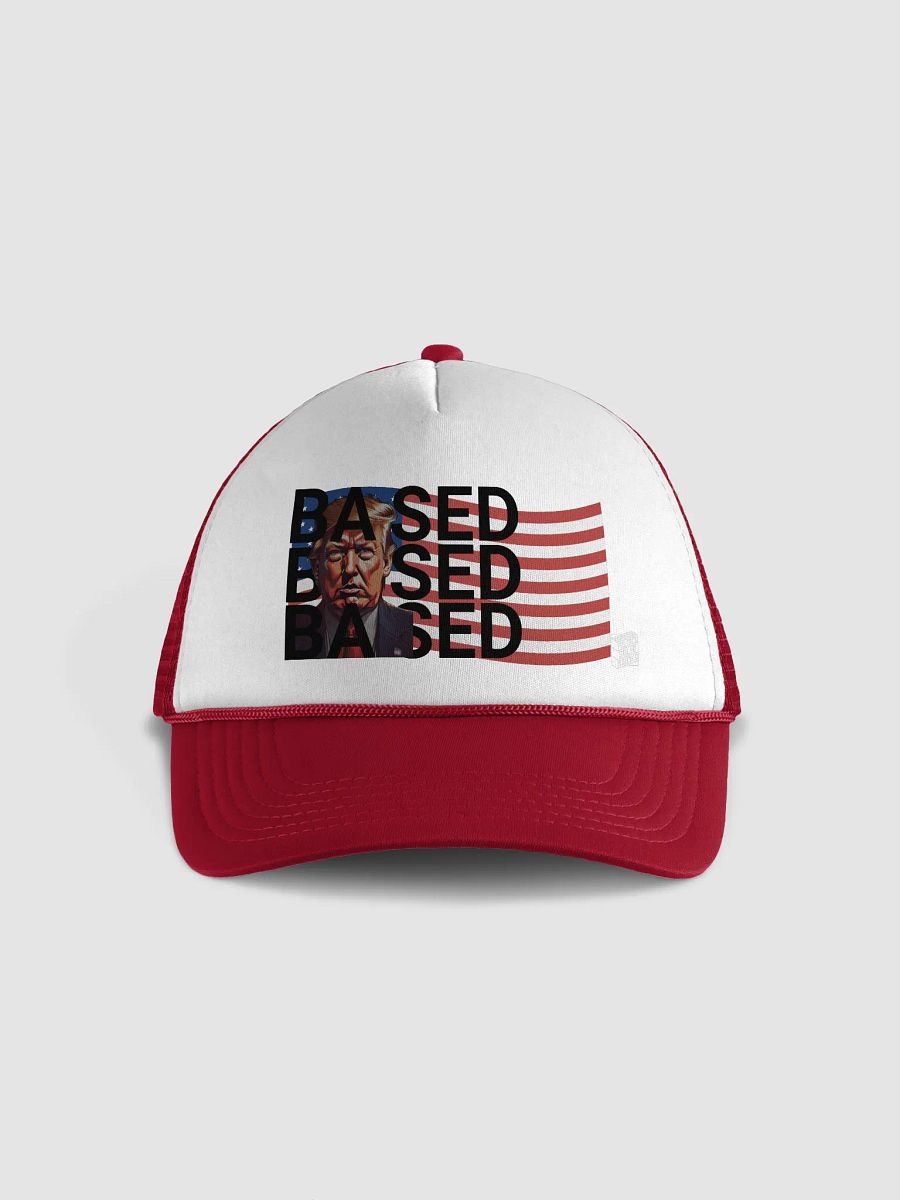 BASED American Flag Mugshot ~Trucker Hat~ product image (1)