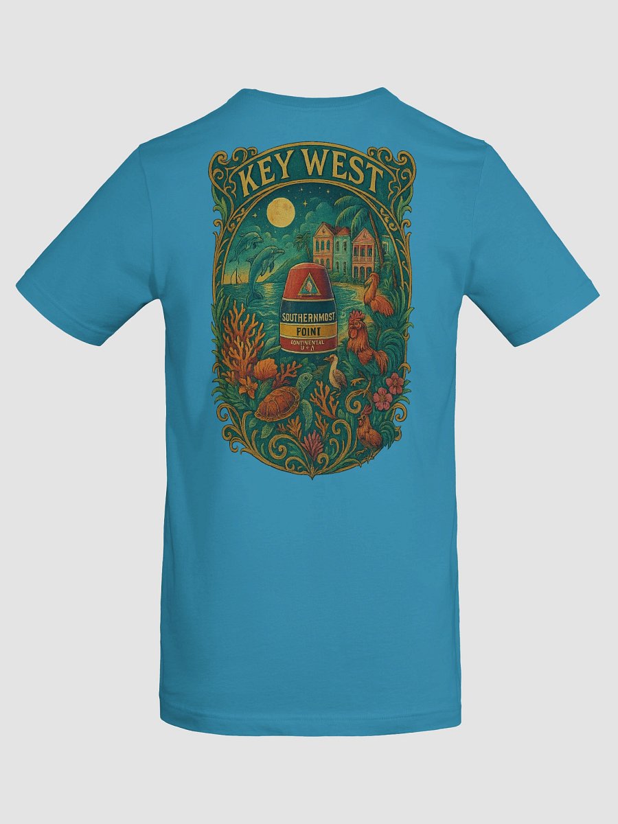 Key West Tropical T-Shirt Ultra Soft Tee with Southernmost Point Buoy product image (8)