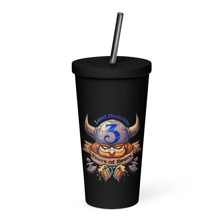 3 years affiliation tumbler with straw product image (1)