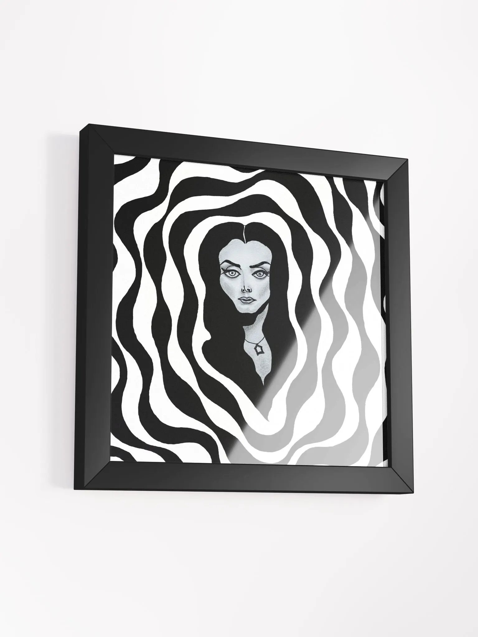 Morticia Addams framed print product image (3)