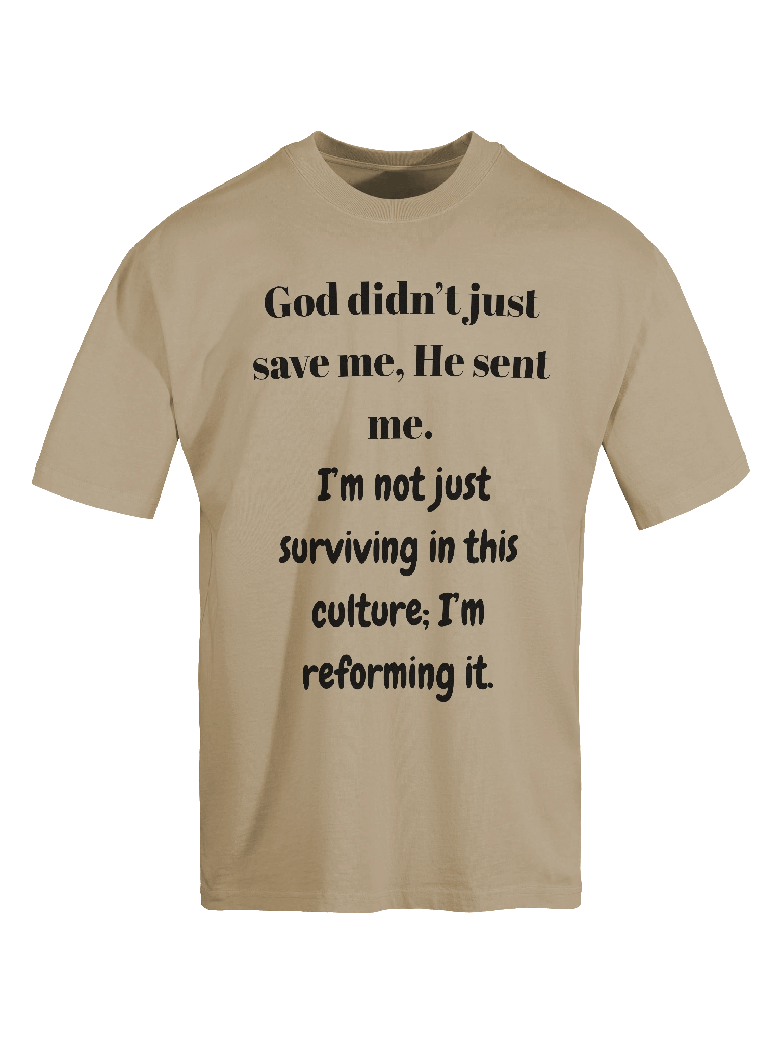 Embrace the Call Ethereal Black Oversized Tee product image (16)