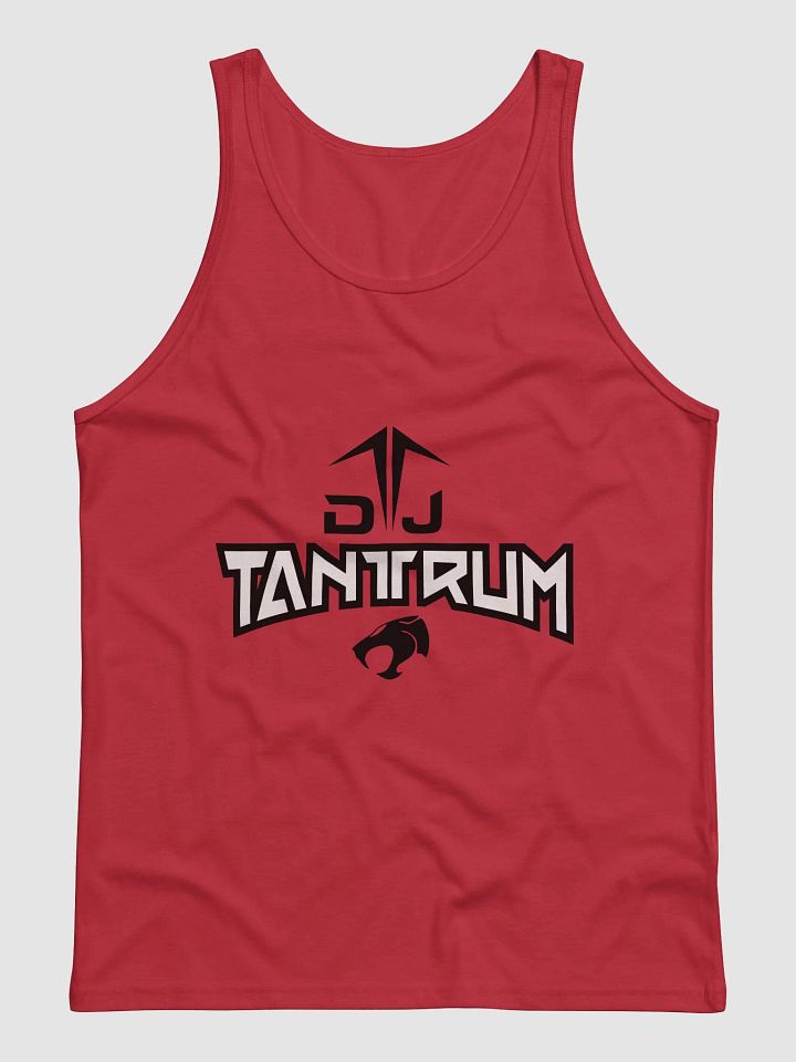 DJ TanTrum Tank Top (Black & White Logo) product image (1)