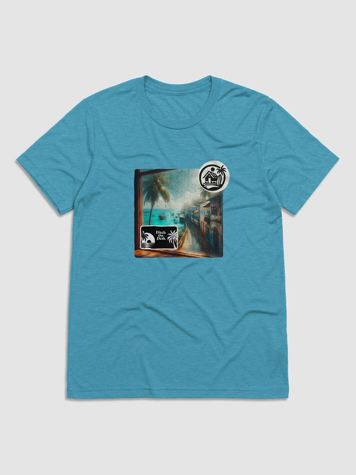 Tropical Escape Tri-Blend Tee | Ditch the desk product image (2)