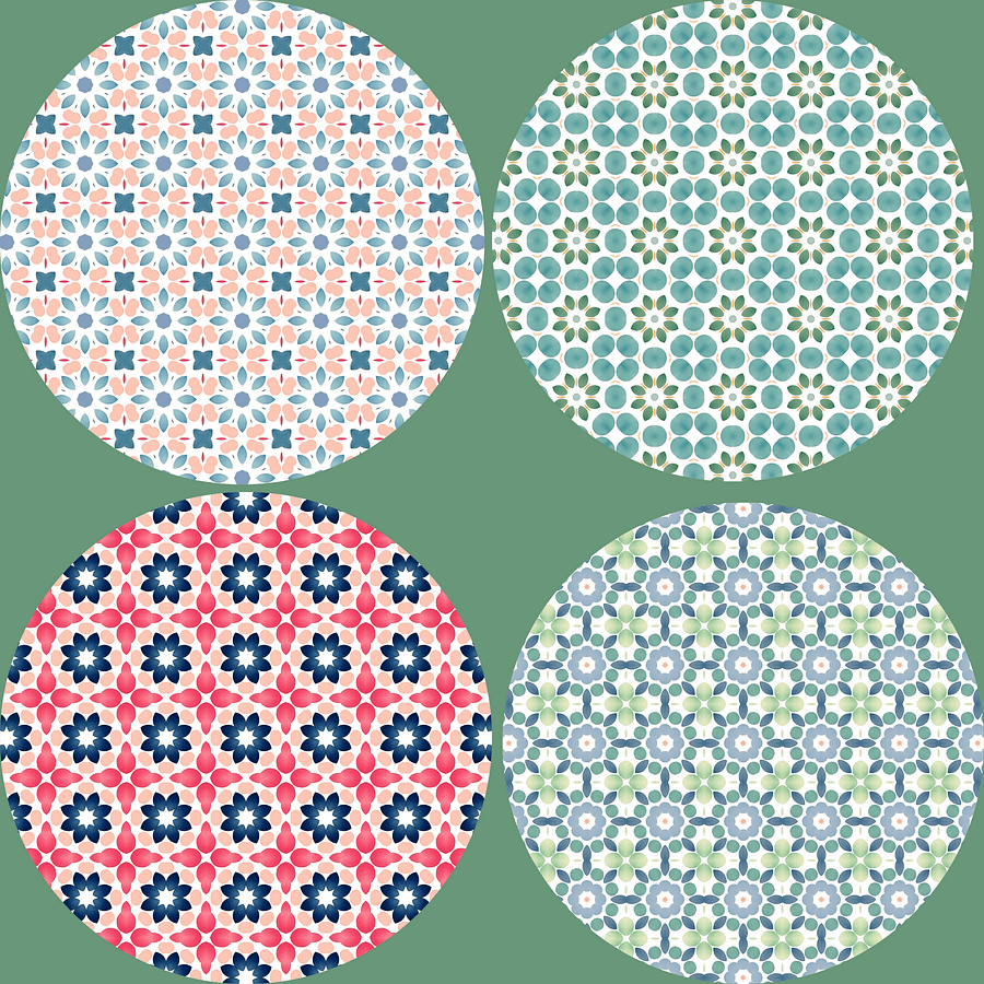 Pastel Octagon pattern paper pack bundle product image (6)
