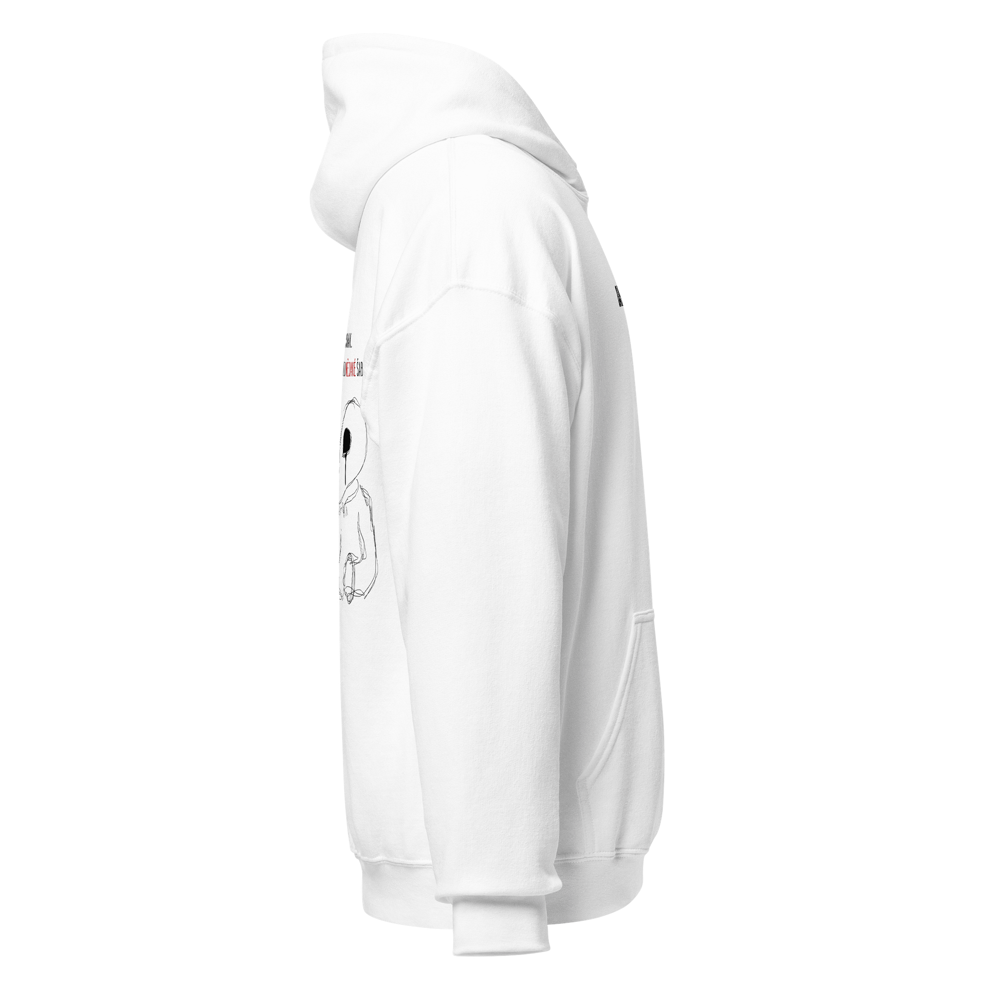 Blázni White Hoodie product image (4)