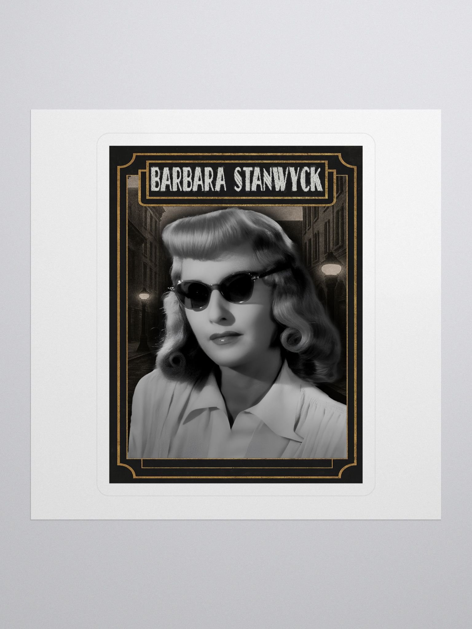 Barbara Stanwyck Kiss-Cut Sticker product image (1)