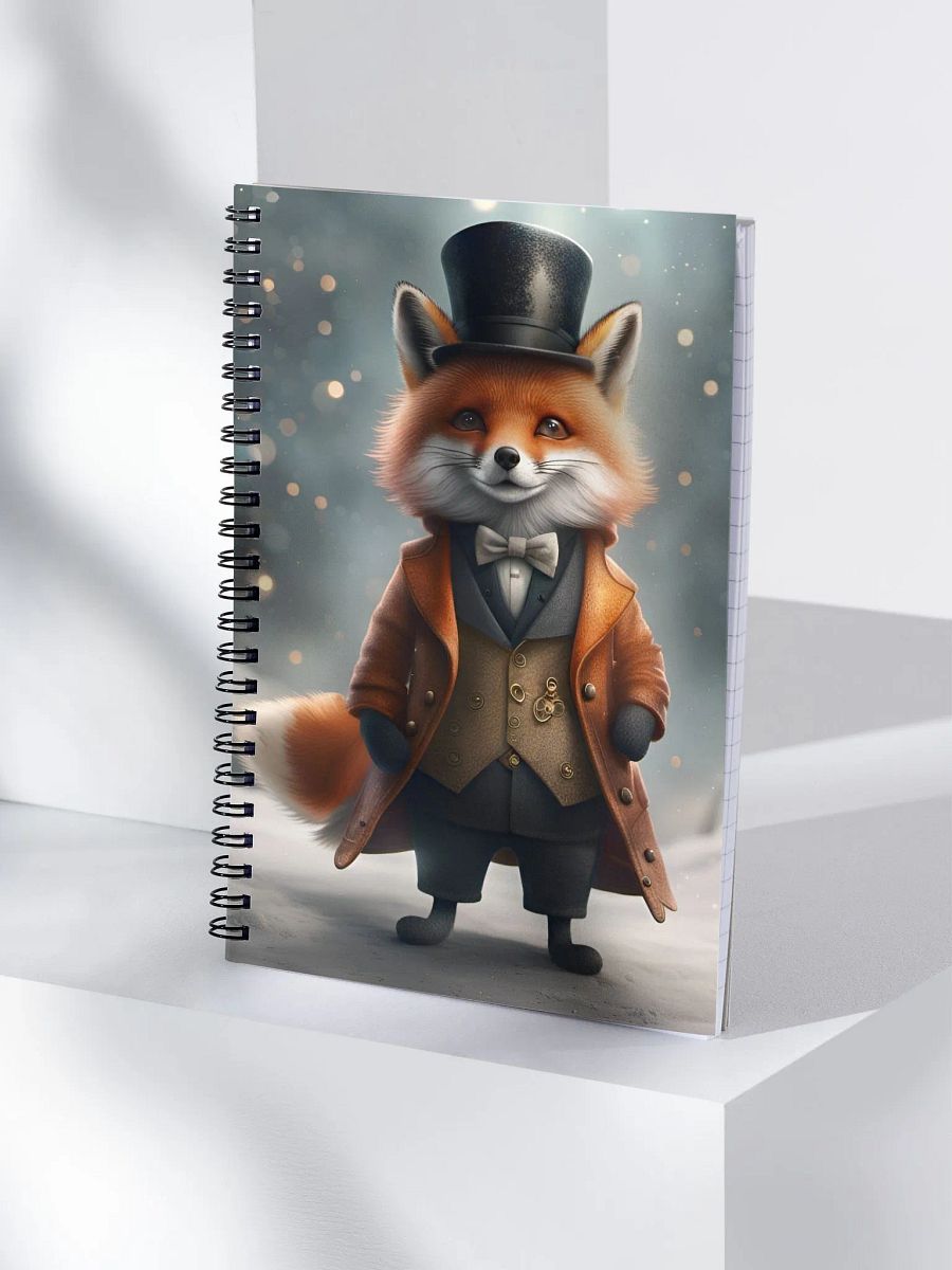 Smart Dressed Fox Notebook product image (4)