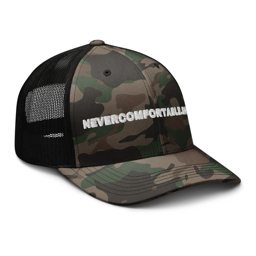 NEVER COMFORTABLE CAMO-HAT - V.SHOP1 product image (8)
