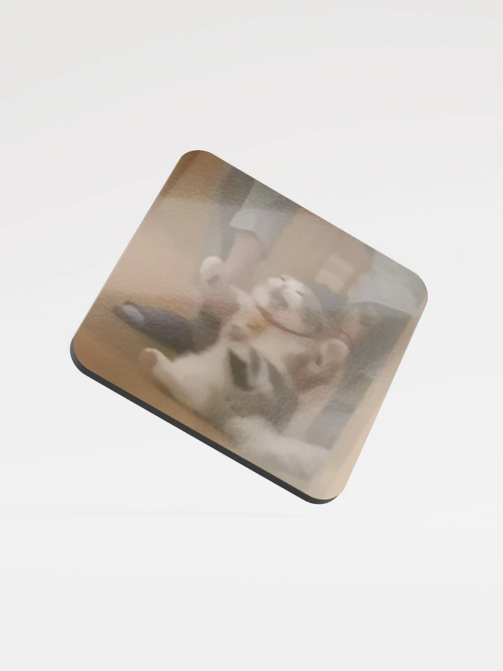 Glossed Cork Coaster: Meme Cats product image (1)