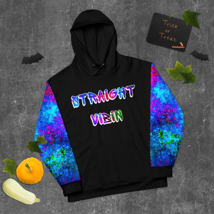 STRAIGHT VIBIN NEON COLOR FADE HOODIE product image (9)